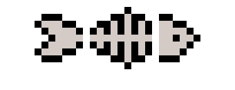 [c76f1c] FISH 3 PEICES CHAIN 2