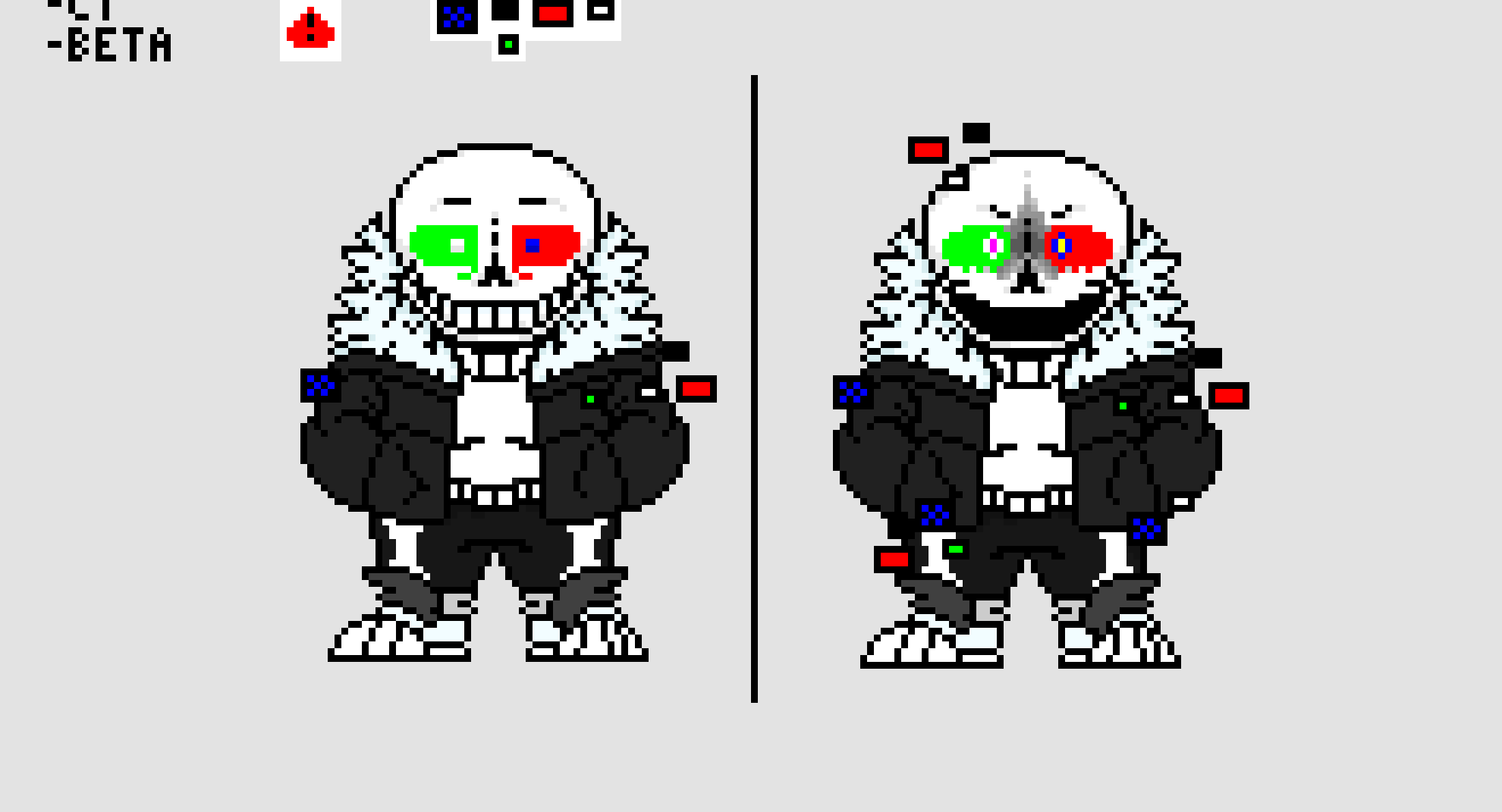[53a360] Chill terrie, don't blaim him for this sprite, Blaim the creator of sans multiversal battle