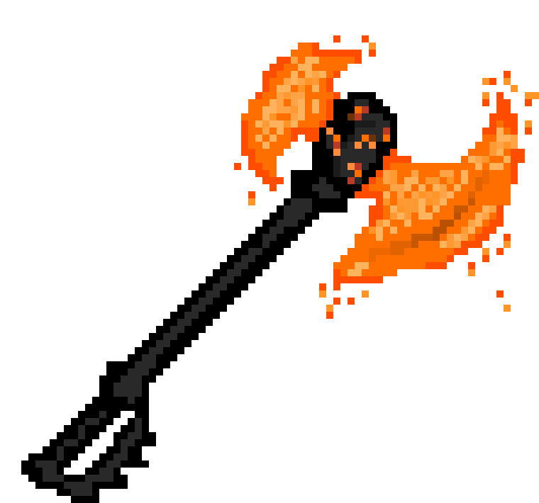 [57ac8e] Magma Battle Axe