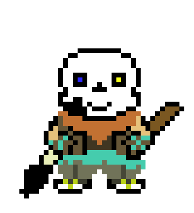 Ink Sans Overworld Sprite