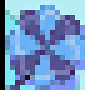 [8ba3bc] Blue Flower