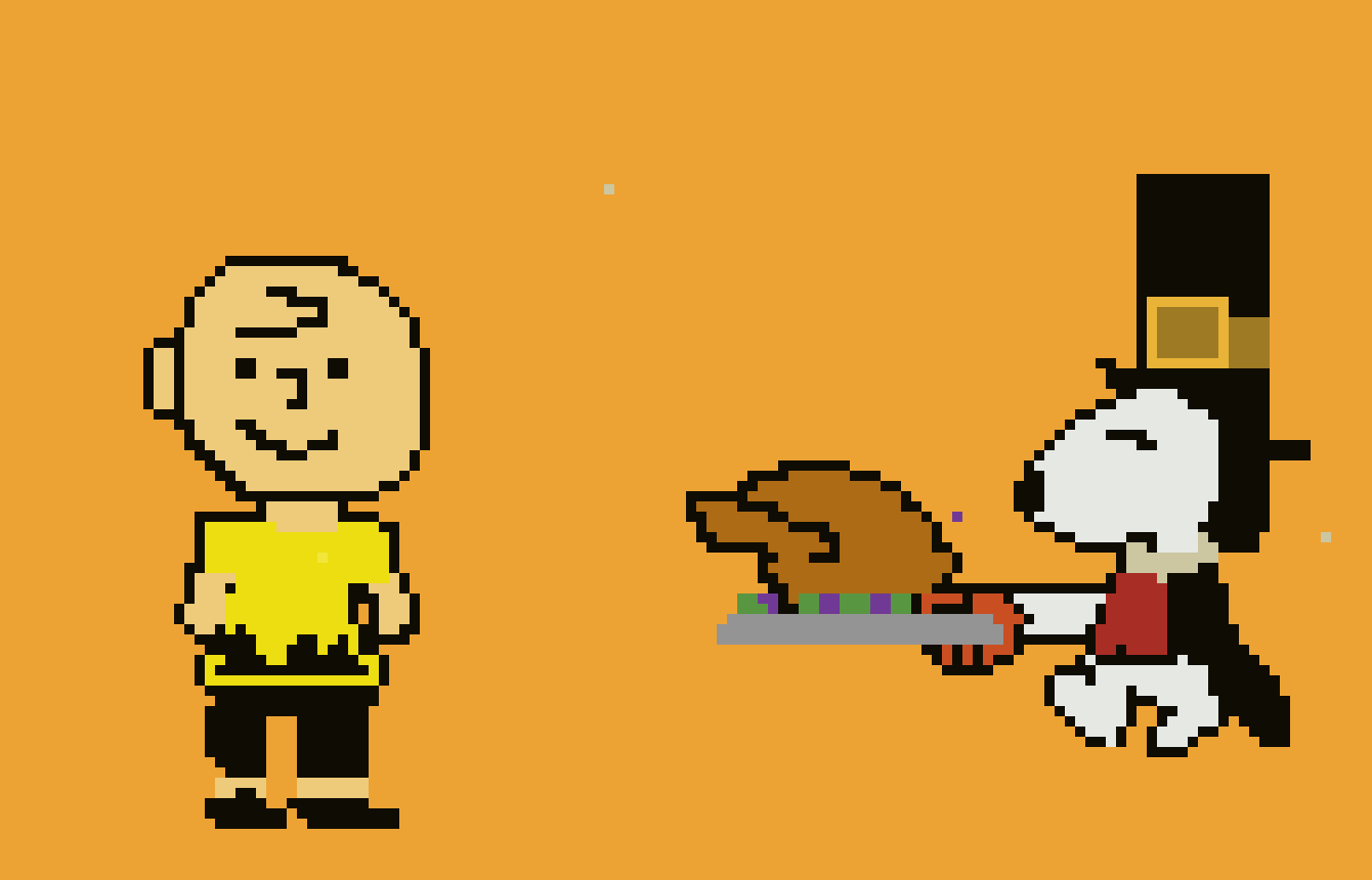 [67c3d7] Thanksgiving pixel art