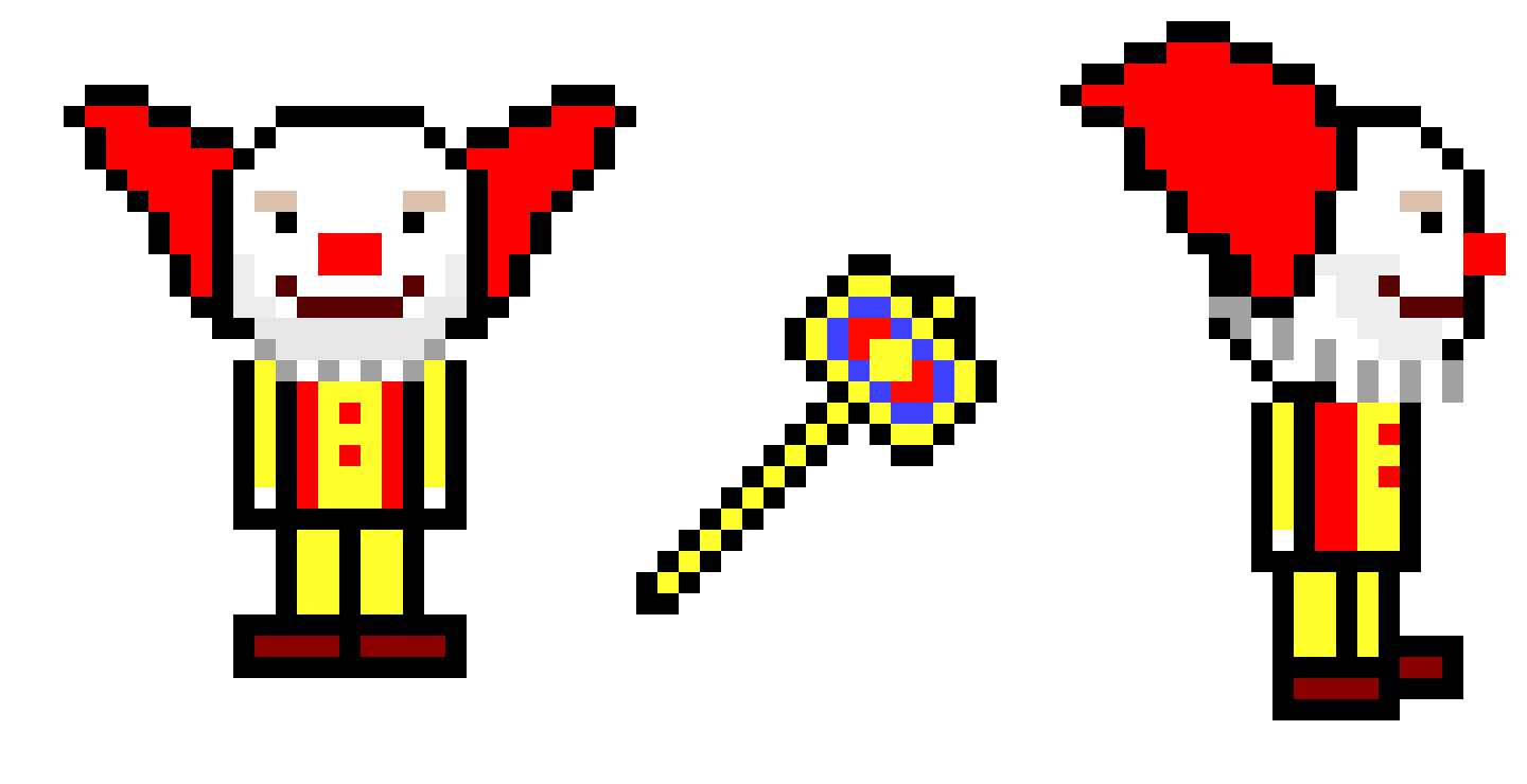 [9664c4] clown sprite sheet