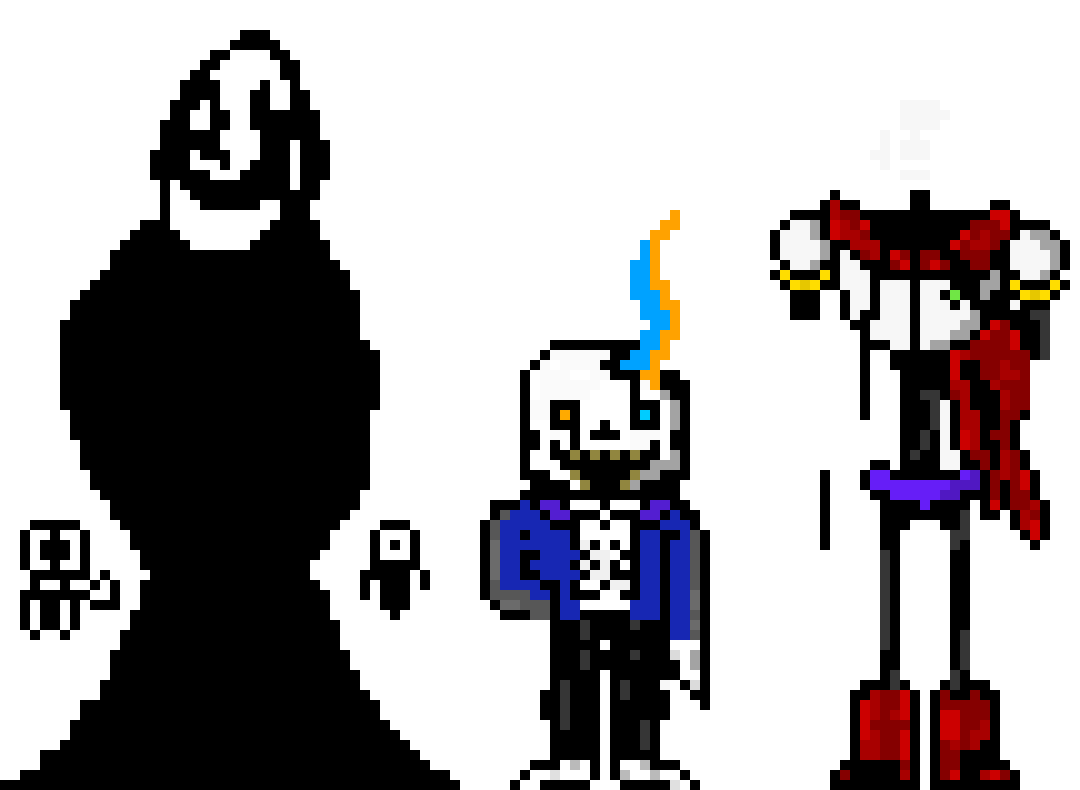 [9664c4] paps and sans gaster bloodlust(underworld