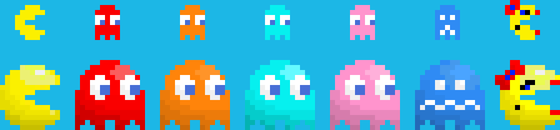 [5569fb] pac man shaded w/ mini