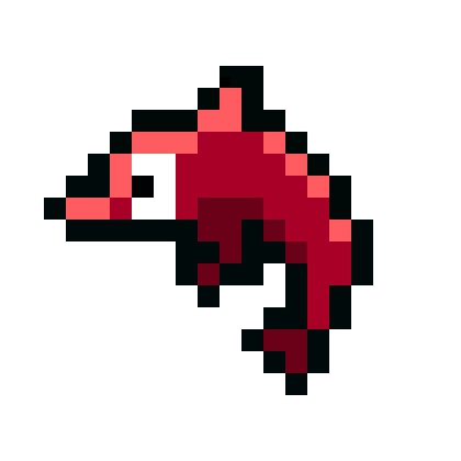 [34e142] dolphin pixel