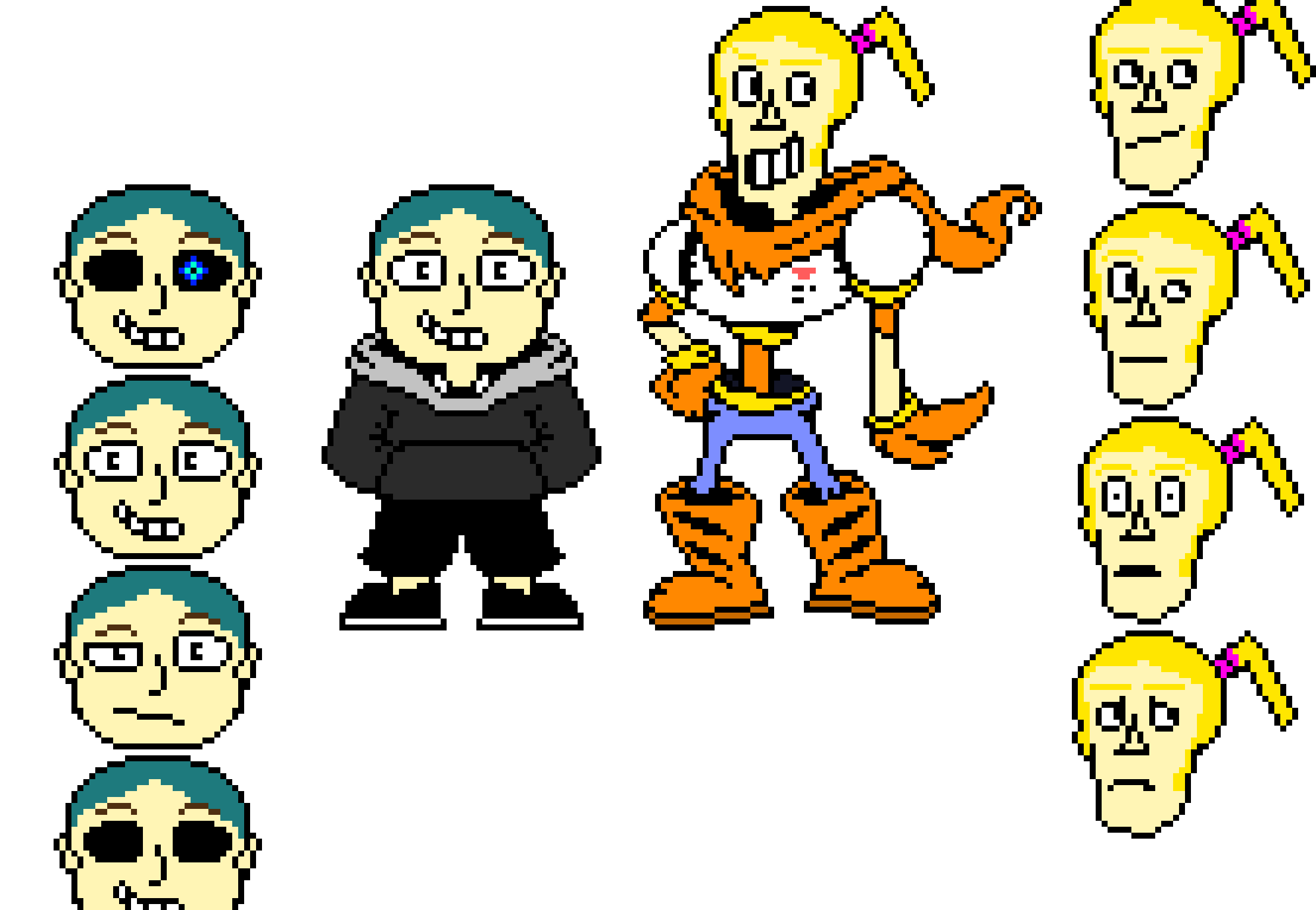 Me And My sister as Sans and Papyrus 