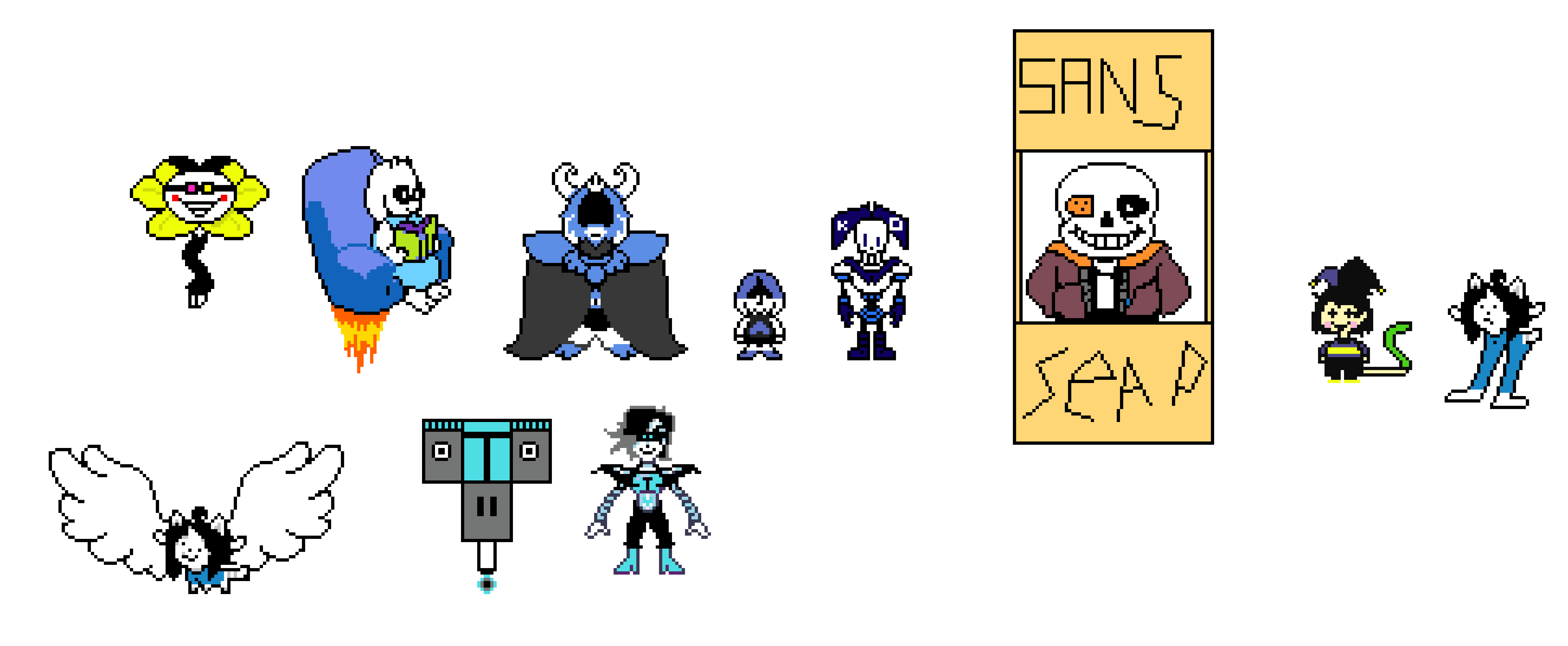 Deltarune au where UT characters take place of darkners