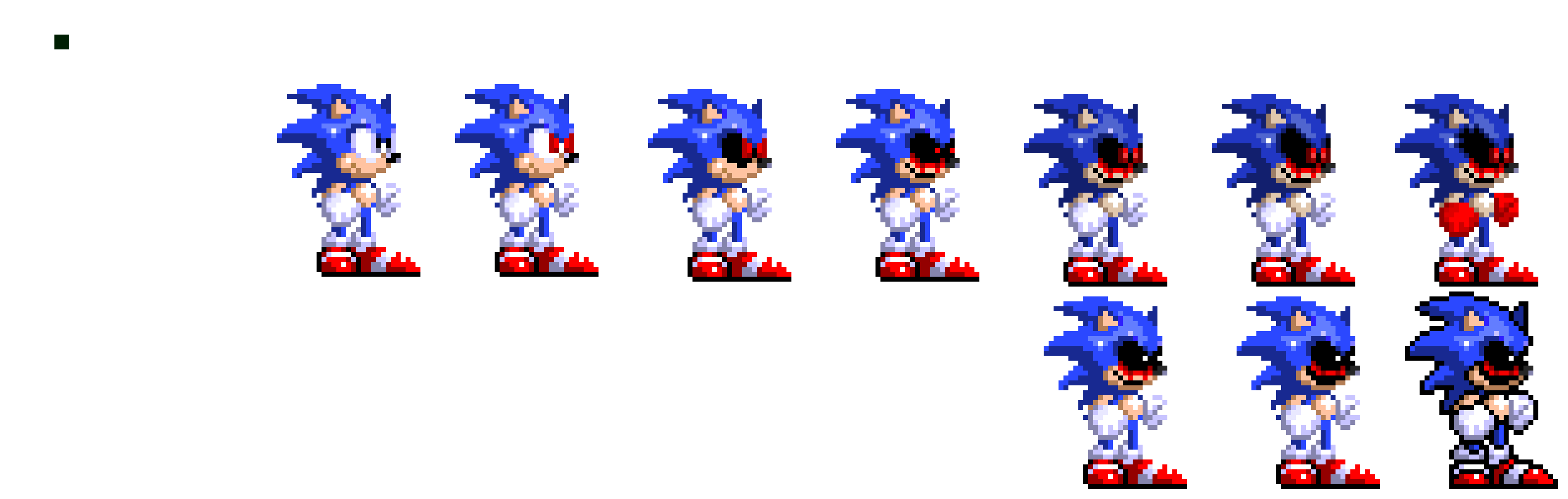 Sonic 3 & Knuckles sprite pixel 1994