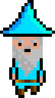 [bb0007] Pixel Wizard Diamond Walking AniF2