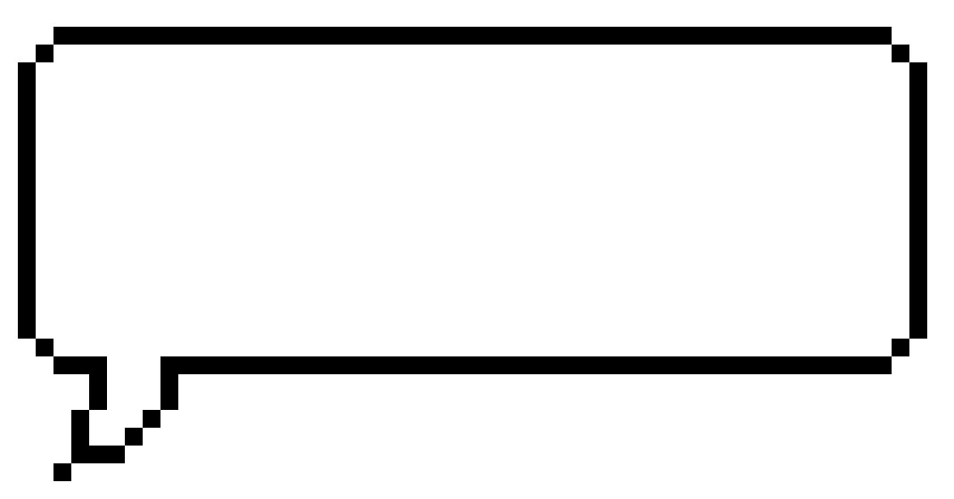 [df6913] ok pixel speech bubble