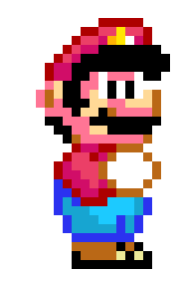 16-Bit Mario Angry