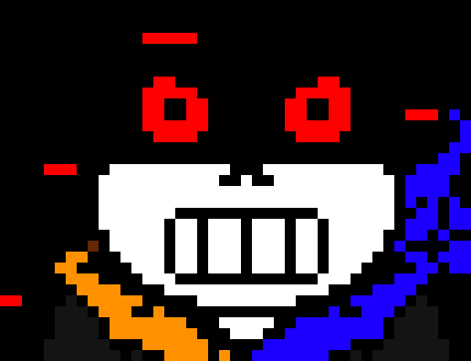 dualitytale sans: *fires supermophobia at infected*