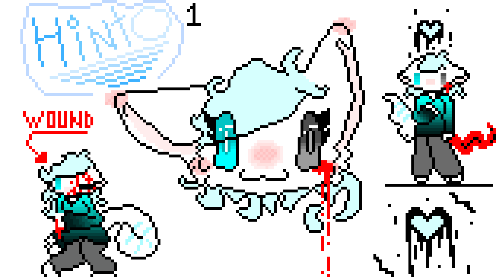 My Sprite version of my oc, Hinto Mai~