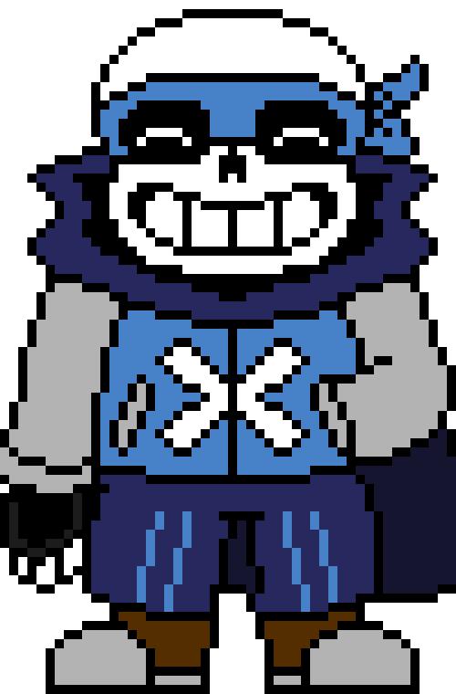 [ae7706] *faints as he exits the battle* - ts sans (landon)