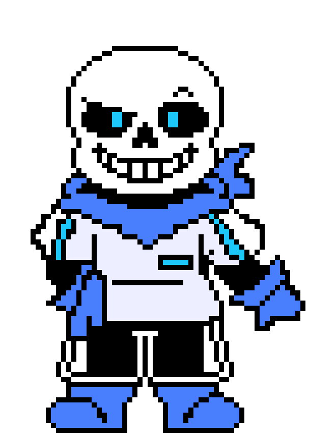 [b9de0d] this is not canon but its still not cringe. - (underswap) Sans The  skeleton