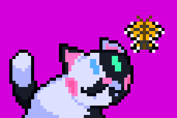 [d47ea8] ooooh a butterfly! -oreo