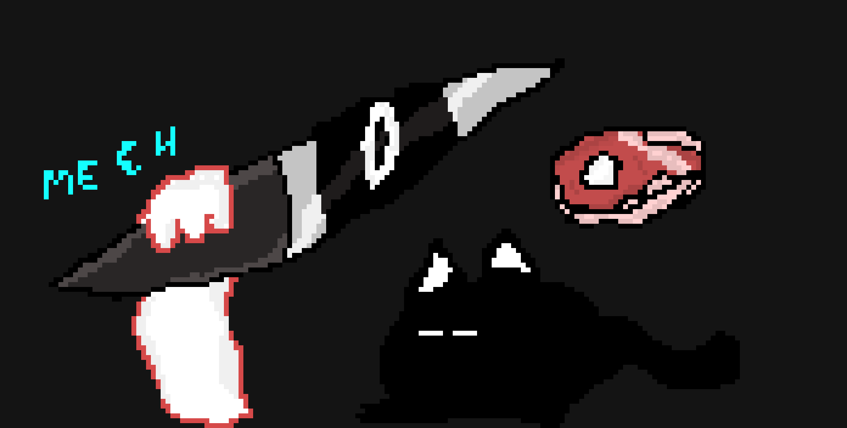 [b13317] omori pixel art