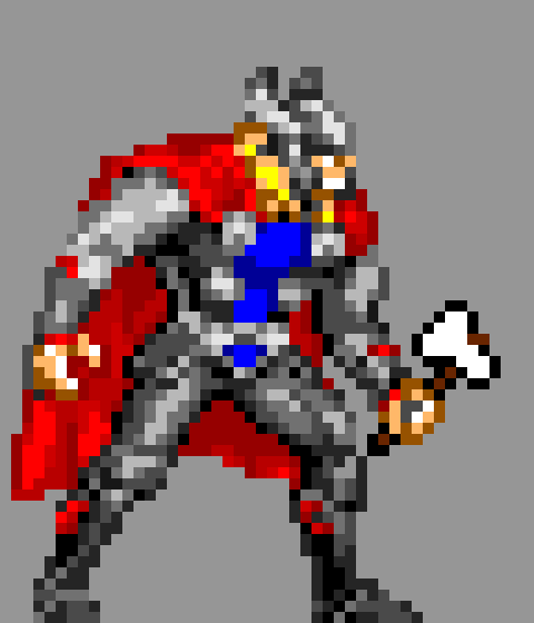 [cb38c5] *Sigh* Thor With Axe -Lebryan J.
