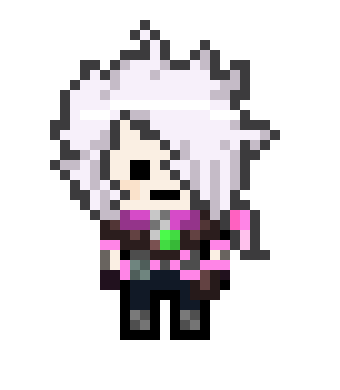 [2a290e] danganronpa pixel sprite base