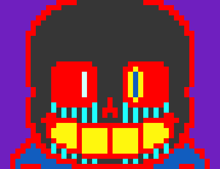 *attacks with his strings and summons a few blasters* - weak ERROR!sans