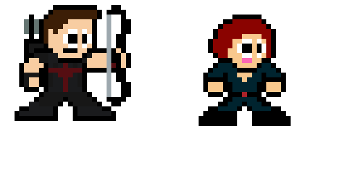 [555103] Hawkeye and Black Widow