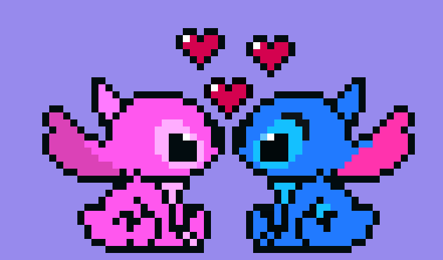 [c085a9] stitch and angel
