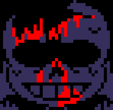 [7ce906] *(He'd bash his head on said wall.) -HorrorTale Sans