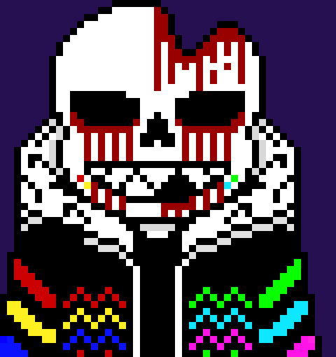 [00fc8a] *continues stabbing the cardboard*