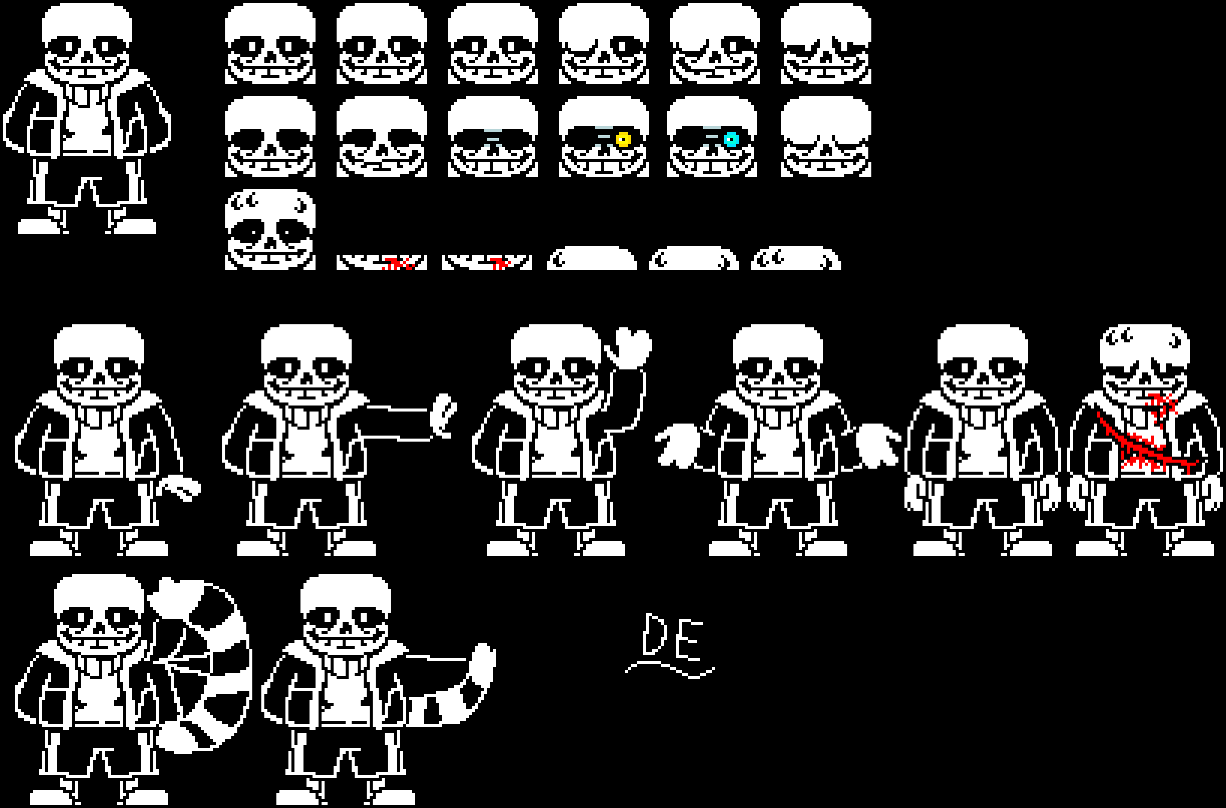 [977b4b] Sans (V5) Sprite sheet