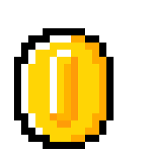 [a5cbc3] Arcade Coin Sprite PNG.