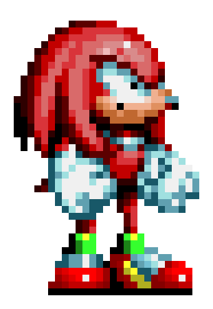 Sonic 1 Remastered - Knuckles The Echidna Sprite