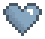 [b8fb55] Light Blue Heart