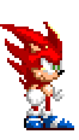 and he becomes super sonic!)