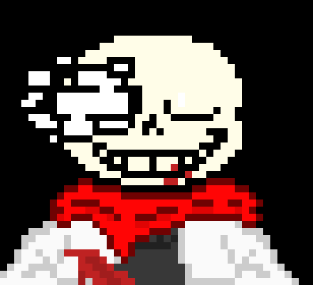 [df4002] [Geno blocked them with blue bones and then started attacking fatal with blasters and orange bones]