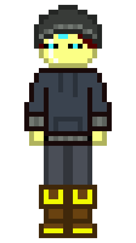 [63537d] Hayden covered in zombie blood