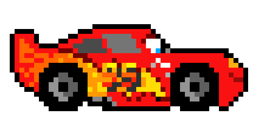 [f37698] Lightning McQueen driving
