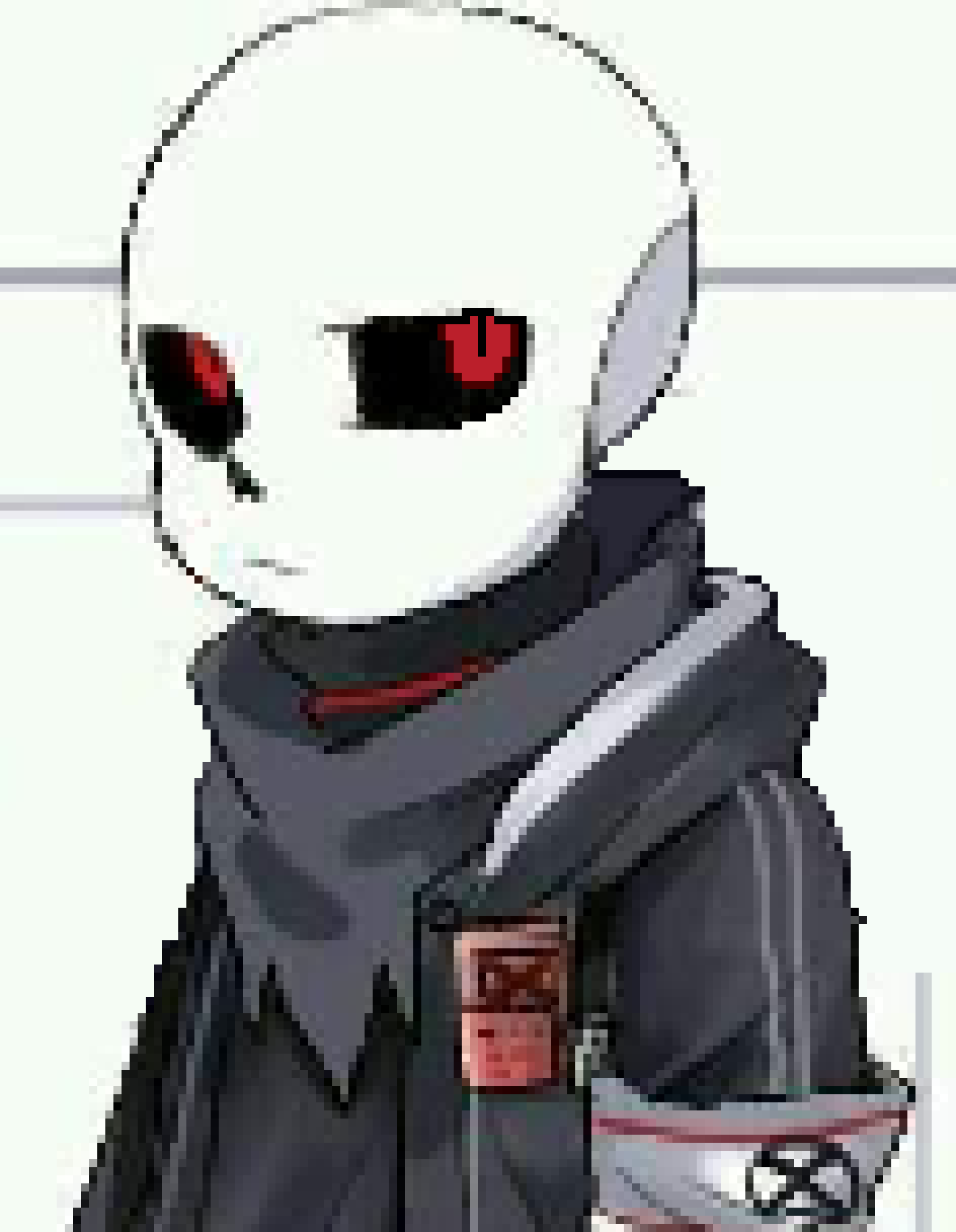 [7159b3] *he tries to dodge them all, but some go through him*
