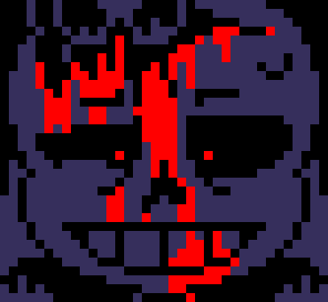 [7ce906] ... *(He'd stare at the human bunny entity.) -HorrorTale Sans