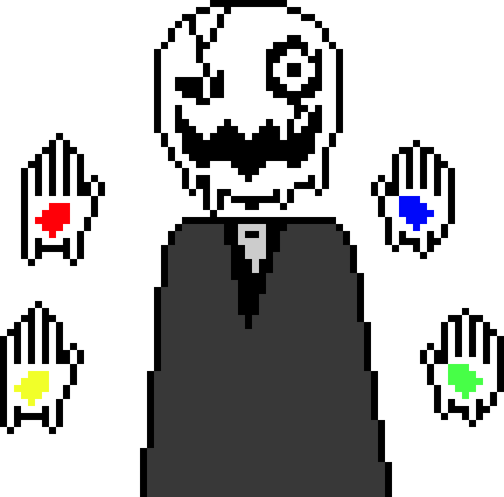[9280f4] UNDERTALE - Gaster Battle Sprite 