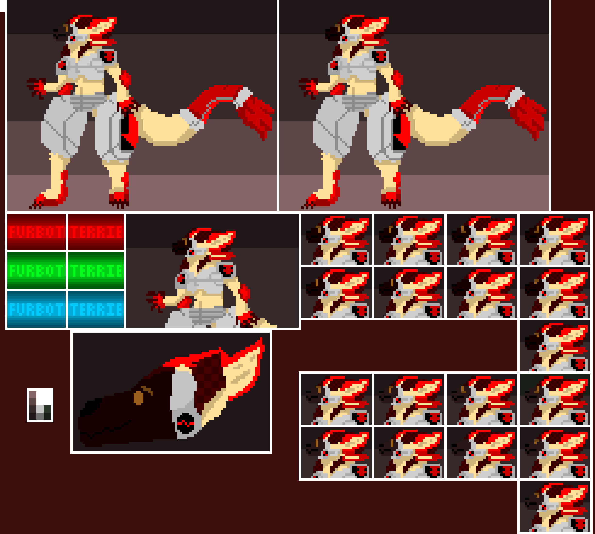Terrie, as a protogen [Palette] | -Terrie