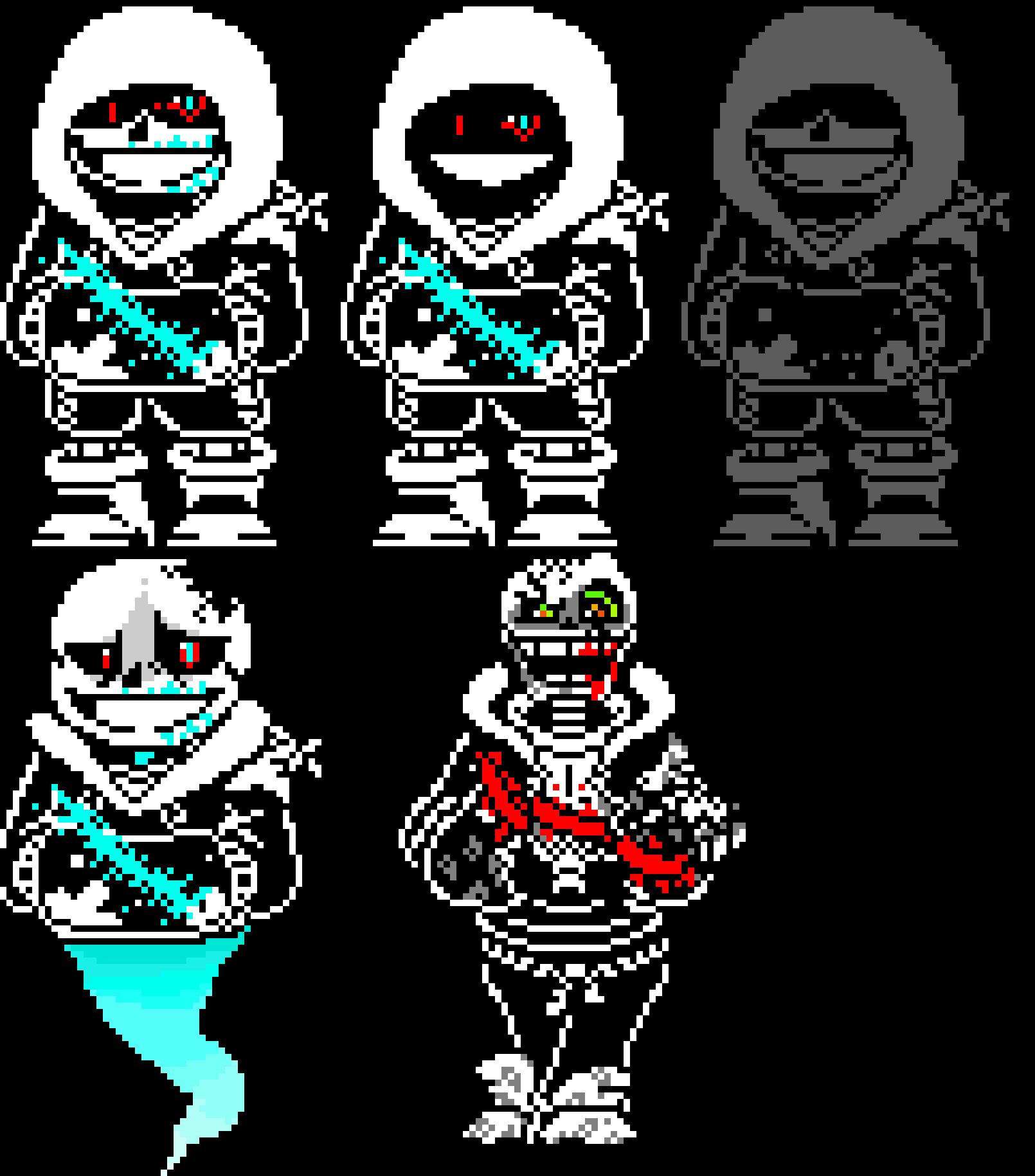 Makrus, Inky... Here is a more clean sheet and hell... I even added Papyrus, into it... All be it Phase 3, but whatever...