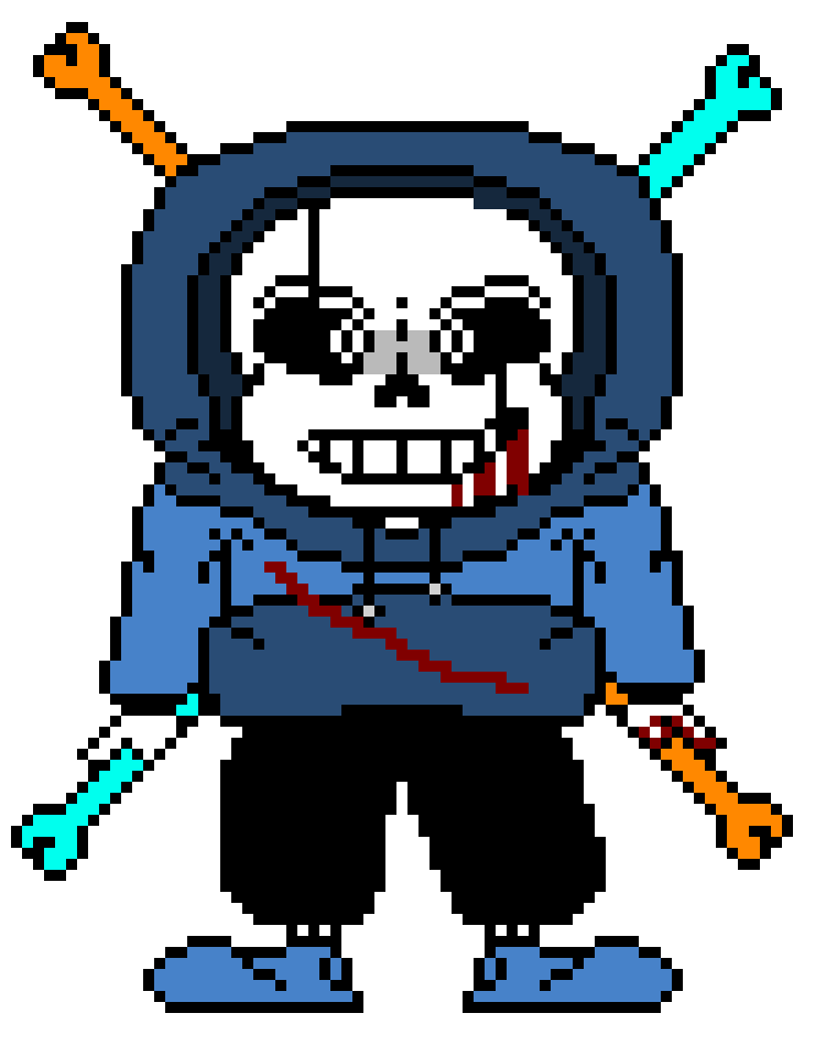 [0ab601] IJ!UnderTale:Final Judgment Sans Sprite *Hard-Mode phase 2*