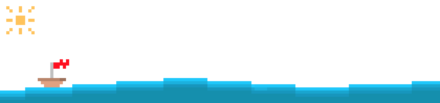 [af2974] Pixelart Boat sailing remaster