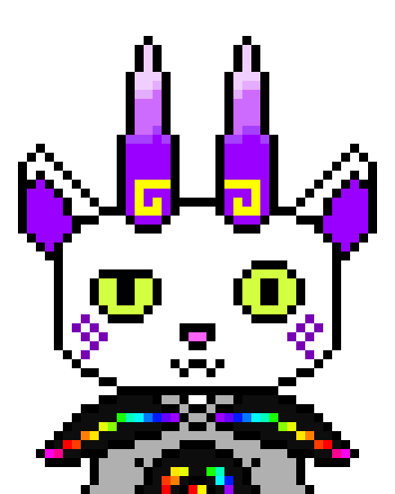 [5b2f3e] Without -reaches into a portal, pulling out a golden staff with a rainbow ball at the top- that. 