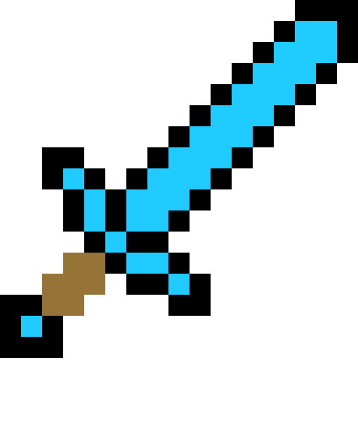 [9664c4] diamond sword from minecraft