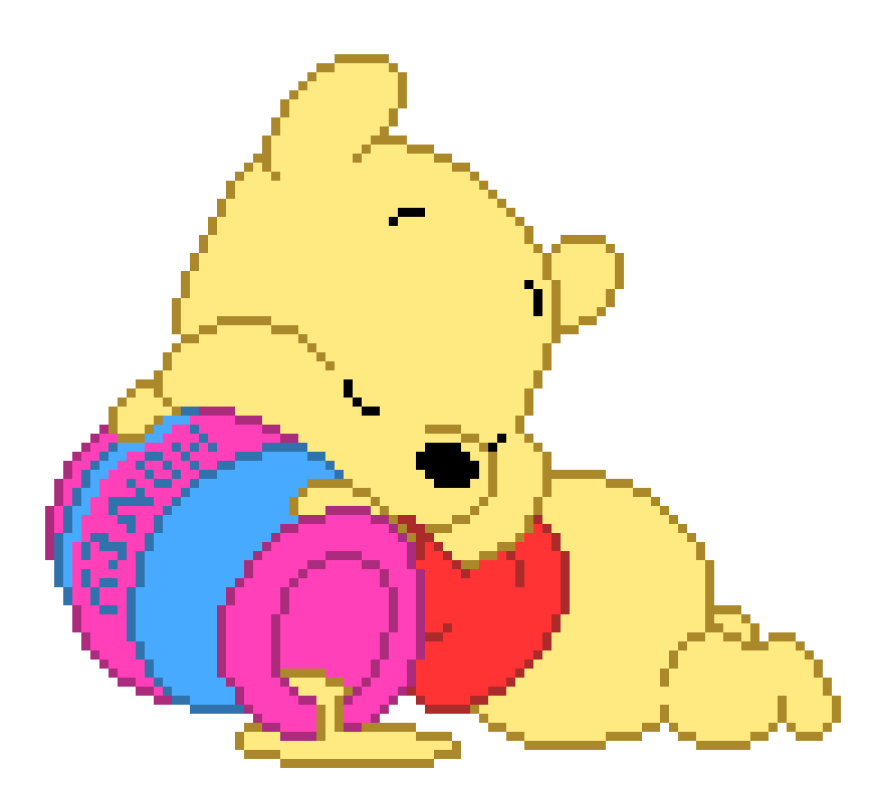 [7e2ef4] Winnie the Pooh sleeping honey