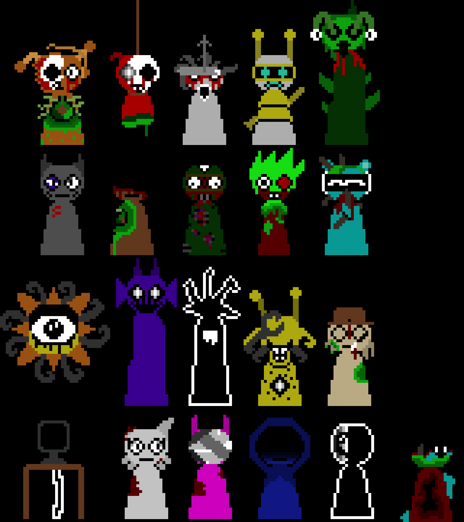 [0158f3] sprunki phase 3 rotten and forgotten all characters + my oc, this took damn near 6 hours, should it have? no, but did it? yes