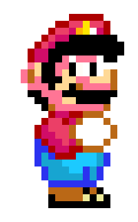 [9664c4] 16-Bit Mario looking at screen angry