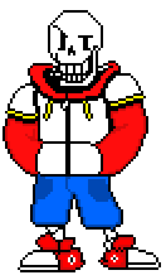 [9664c4] TS!Underswap Papyrus Sprite V2 (Colored)